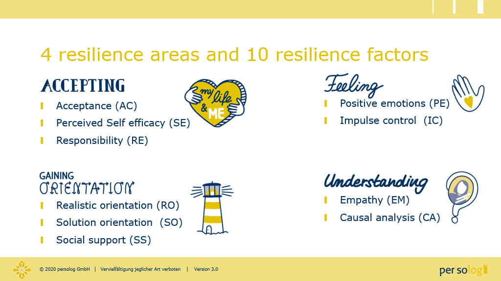 resilience areas and factors