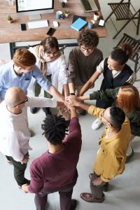 Team work at the work place